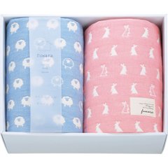 ふわら　六重織ガーゼケット２枚セット FWR2508の画像