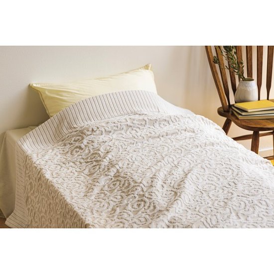 今治謹製　紋織タオル　タオルケット（木箱入） ベージュ IM10038画像