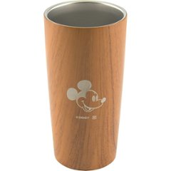 ミッキー　木目タンブラー　ミディアムブラウン 82114の画像