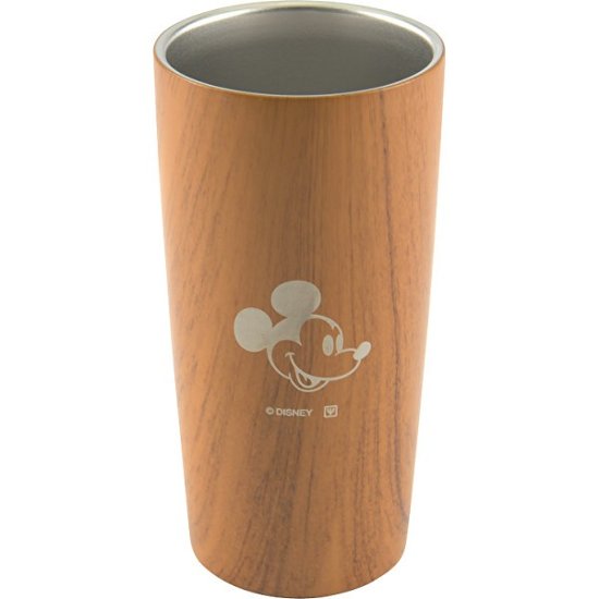 ミッキー　木目タンブラー　ミディアムブラウン 82114画像