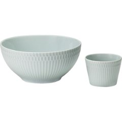 小田陶器　さざなみ　爽麺セット ブルーホワイト ODA05-3053Aの画像