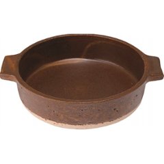 信楽焼　ハングアウト　２１ｃｍグリル鍋 Hg-3shの画像