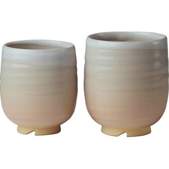 萩焼　萩姫土　丸組湯呑 01901画像