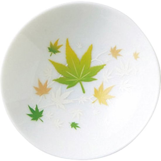 冷感　白平盃ペアセット 紅葉 J0100-016-00画像