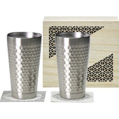 ２層タンブラーペア木箱入 CTHM-05-KIの画像