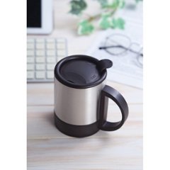 ハイテク　フタ付ステンレスマグ HM-09画像