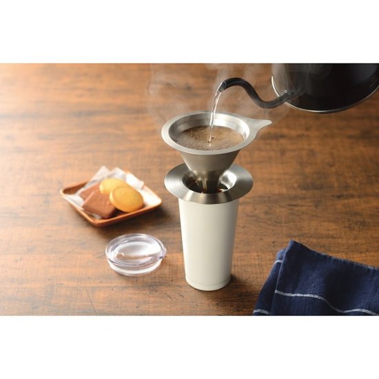 サチューン　ペアステンレスカラータンブラー（蓋付） ME-7451画像