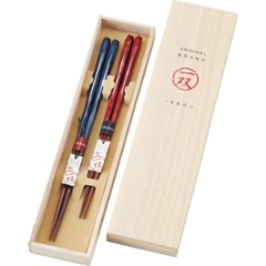 若狭塗　箸２膳　田園 26648の画像