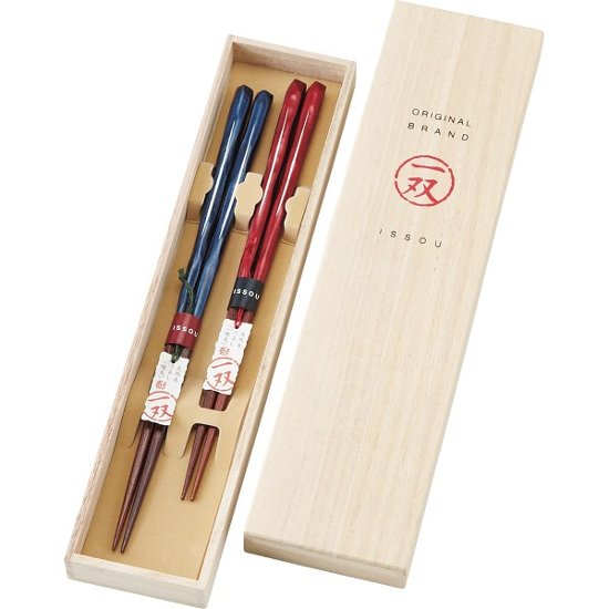 若狭塗　箸２膳　田園 26648画像