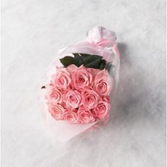バラの花束　１０本から１５本までのお申し込み ピンク 19PK10-15の画像