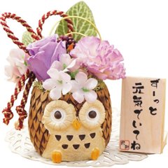 長寿福ろう（プリザーブドフラワー） パープル 23CH3PLの画像