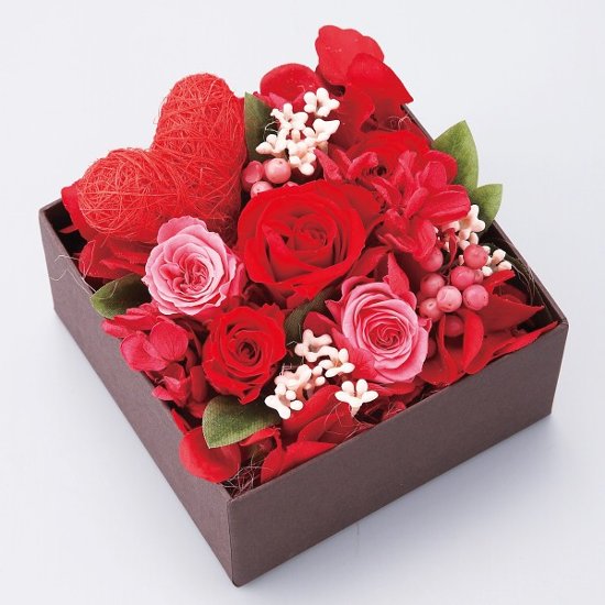 ボックスフラワーアレンジメント（ミッキー＆ミニー） 2022DO-004SH画像