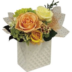 ブリリアント（プリザーブドフラワー） オレンジ bc-13572-ORの画像