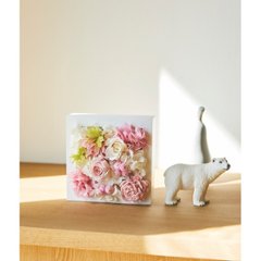 プリザーブドウォールフラワー（スクエア） ピンク ncr-wallpri02-pi画像