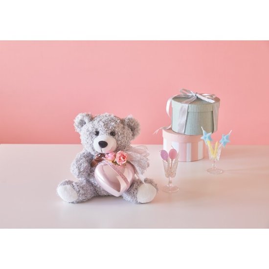 フラワーベア　くまのきもち ピンクハート ncr-flobear-ph画像