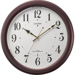 シチズン　夜間自動点灯ライト付電波掛時計 4MYA36-006の画像