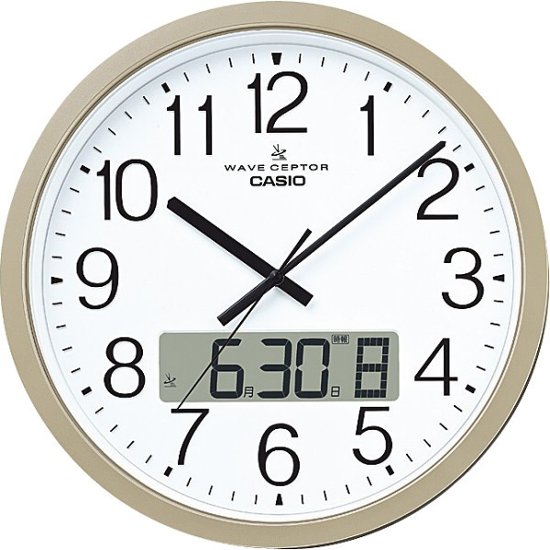 カシオ　電波掛時計 IC-4100J-9JF画像