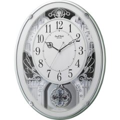 スモールワールド　メロディ電波掛時計（１８曲入） 4MN523RH05の画像