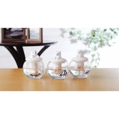 ドーム型加湿器　アニマル サモエド SAN3252-3画像