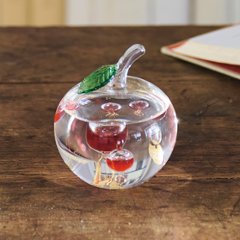 ガラスフロート温度計　りんご 333-218画像