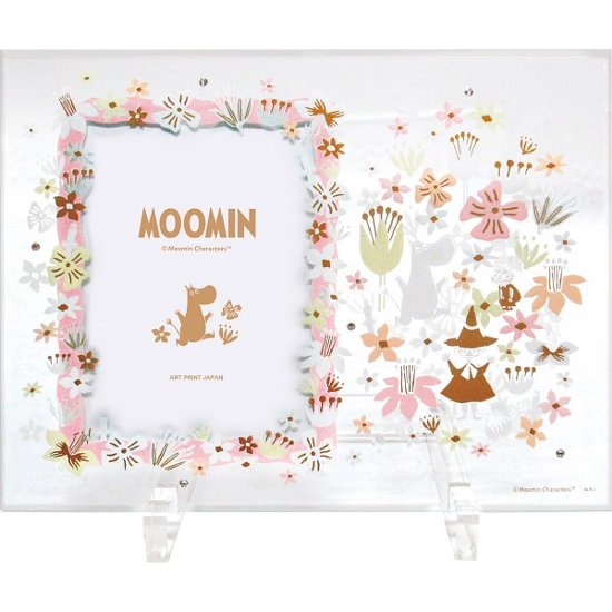 ムーミン　グラスフレーム フラワー 1000110442画像