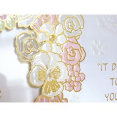 スヌーピー　グラスフレーム フラワー 1000102489画像