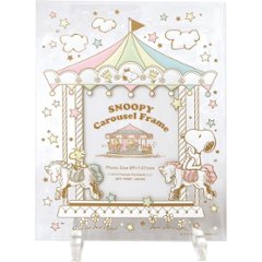 スヌーピー　グラスフレーム カルーセル 1000102490の画像