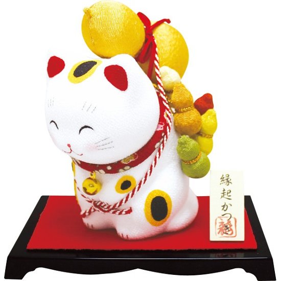 リュウコドウ　縁起かつぎ招き猫（六瓢箪） 40-549画像