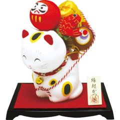 リュウコドウ　縁起かつぎ招き猫（縁起尽くし） 040-0551の画像