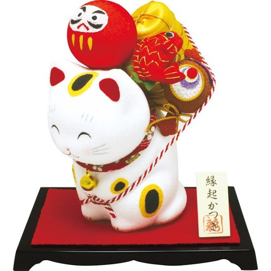リュウコドウ　縁起かつぎ招き猫（縁起尽くし） 040-0551画像