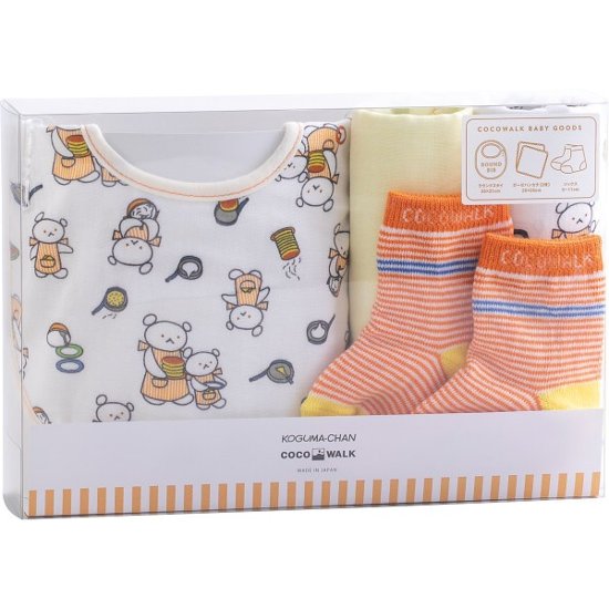 ソックスギフトボックスこぐまちゃん オフホワイト R-210715 画像