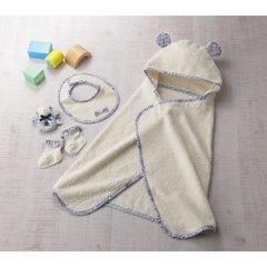 リバティプリント使用・ベビーミニギフト３点セット ネイビー 383409画像