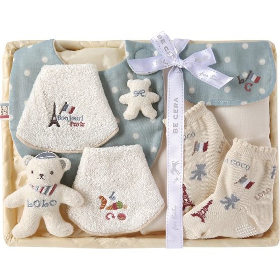 ロロココ　出産お祝いセット　Ｍー１ ブルー 7953-BLDO画像