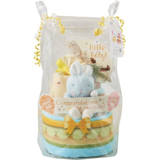 バニーズバイザベイおむつケーキ２段 ブルー 1675807画像