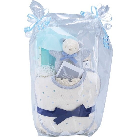 おむつケーキ（コンペイトウプリント） ブルー 344809画像