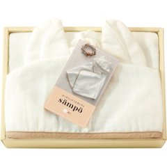 ｓａｍｐｏ−さんぽ−　オーガニックバスポンチョ ねこ 42031の画像