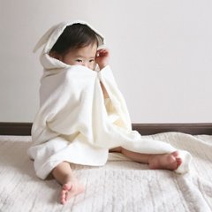 ｓａｍｐｏ−さんぽ−　オーガニックバスポンチョ うさぎ 42041画像