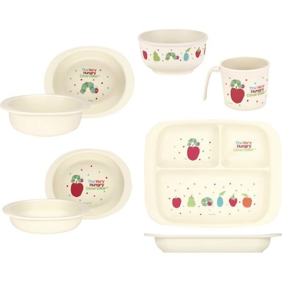 はらぺこあおむし　ベビー食器セット XP100Gﾊﾗﾍﾟｺｱｵﾑｼ画像