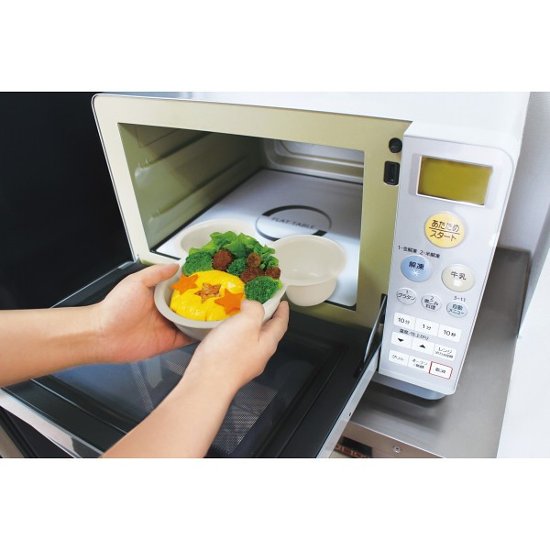 食べこぼしキャッチプレート ミッキー×青 306323画像