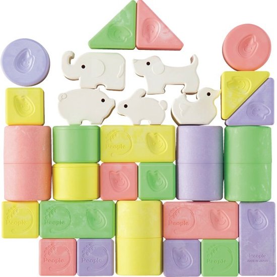 ピープル　純国産お米のおもちゃシリーズ　お米のどうぶつつみき　いろどり 025465画像