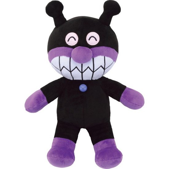 ふわりんスマイルぬいぐるみ　ぎゅっとＭ ばいきんまん 80369画像