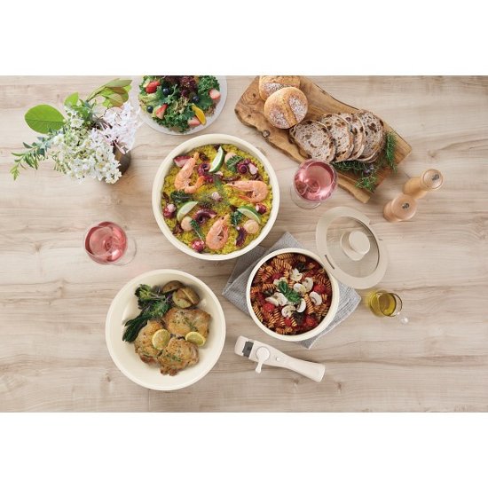 マジクック　セラミック加工　ＩＨ対応着脱ハンドルフライパン５点セット KKW-05画像