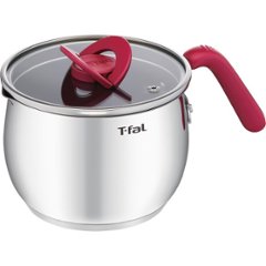 ティファール　オプティスペース　ＩＨステンレスマルチポット（１６ｃｍ） ルージュ G74783の画像