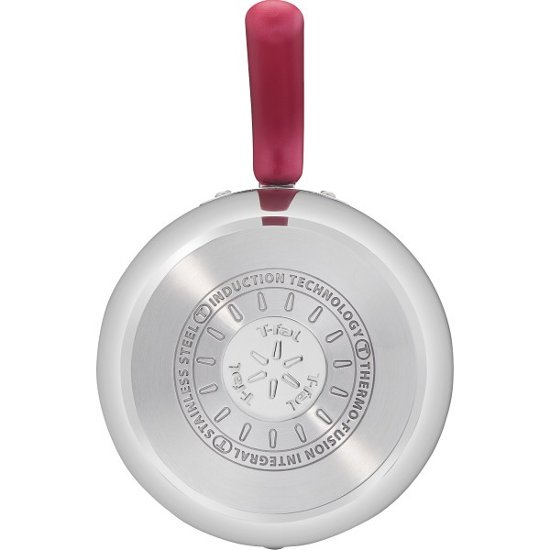 ティファール　オプティスペース　ＩＨステンレスマルチポット（１６ｃｍ） ルージュ G74783画像