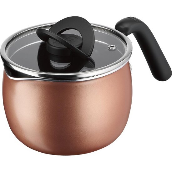 ティファール　オプティスペースマルチポット（１４ｃｍ） シナモンブラウン A54787画像