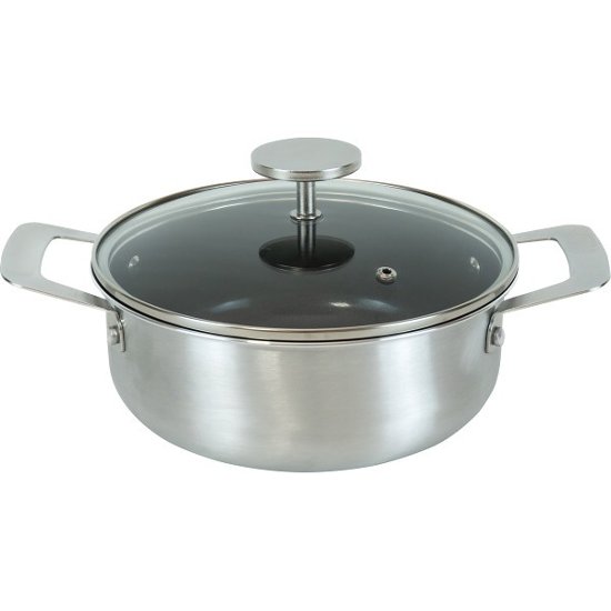 グレイス　ＩＨ対応セラミック加工両手鍋（２０ｃｍ） MB-3639画像