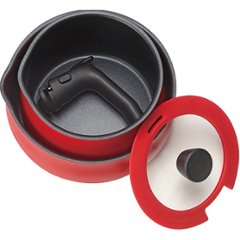 トゥーメイ　着脱ＩＨ対応マルチセット（Ｌ） レッド RB-2814の画像