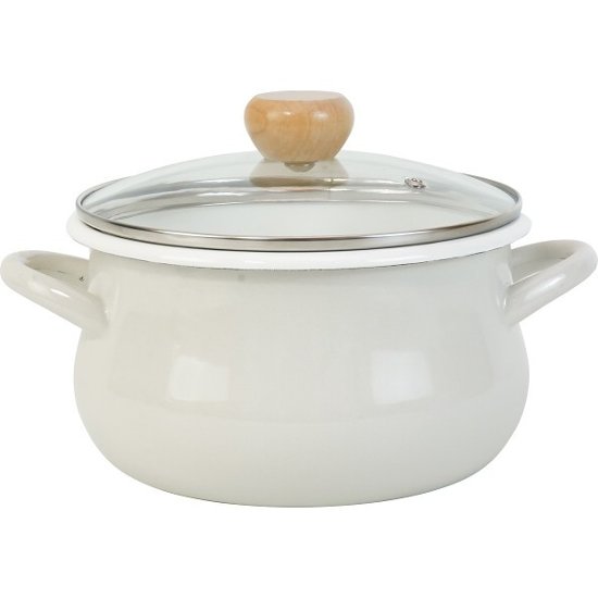 ストクック　ＩＨホーローポット（２０ｃｍ） グレー RB-3247画像