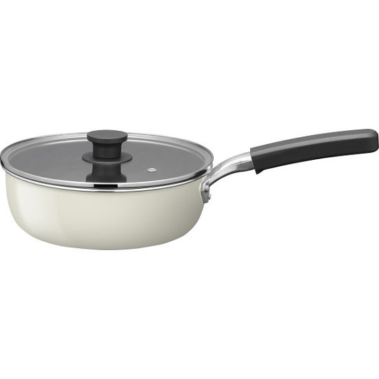 リント　ＩＨ対応外面ホーローマルチパン（２０ｃｍ） アイボリー MB-3474画像