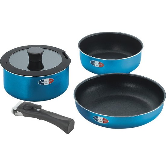 ジャンヌ・エコール　着脱ハンドル鍋３点セット JE-122R画像